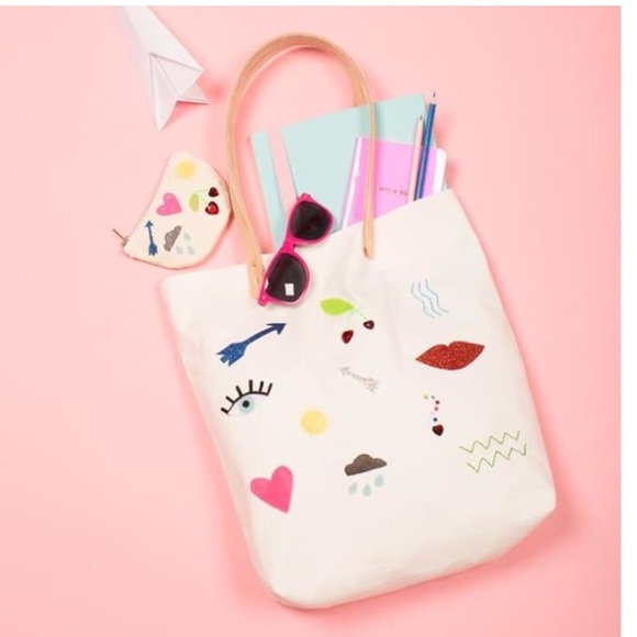 NWT Meri Meri Embellished Icons Tote Bag - Picture 4 of 6